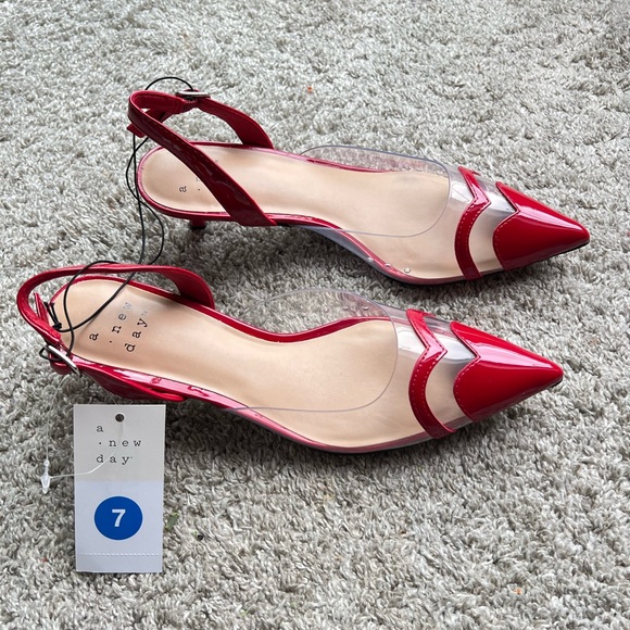 A New Day Red Heart Heels - Picture 5 of 5